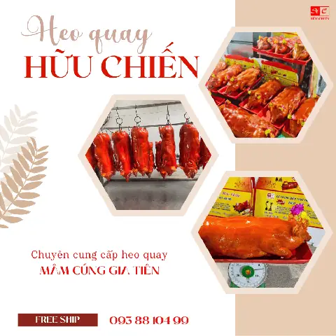 Mâm Cúng Gia Tiên Đủ Lễ - Heo Quay Hữu Chiến