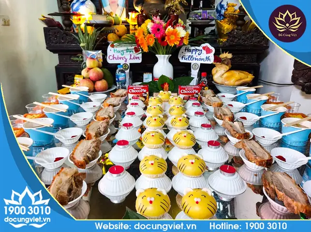 Các Loại Bánh Cúng Mụ