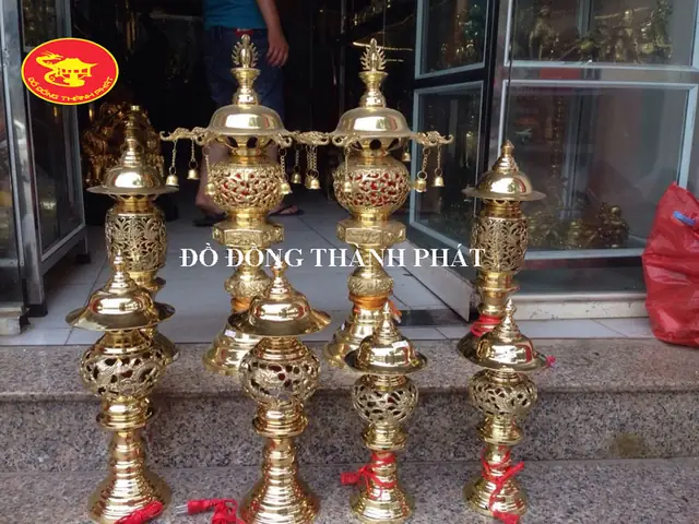 Top Các Mẫu Đèn Thờ Cúng Bằng Đồng Mỹ Nghệ Đẹp, Chất Lượng