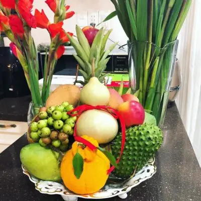 Cách Bày Hoa Quả Cúng Ngày Tết Chuẩn Phong Tục Ba Miền Bắc, Trung, Nam