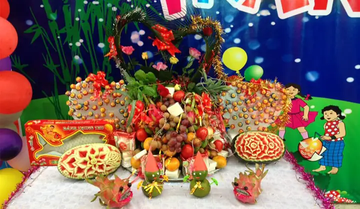 Cách Bày Mâm Ngũ Quả Trung Thu Đẹp Mà Đơn Giản