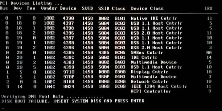 Các Giải Pháp Để Khắc Phục ,” Disk Boot Failure Insert System Disk ...