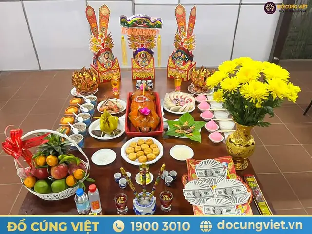 Mâm Cỗ Cúng Ông Táo Về Trời