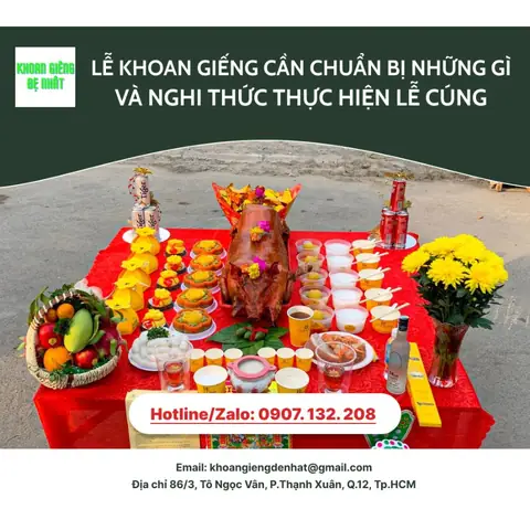 Cẩm Nang Đầy Đủ Về Cách Cúng Khoan Giếng Và Bài Văn Khấn Chuẩn Nhất