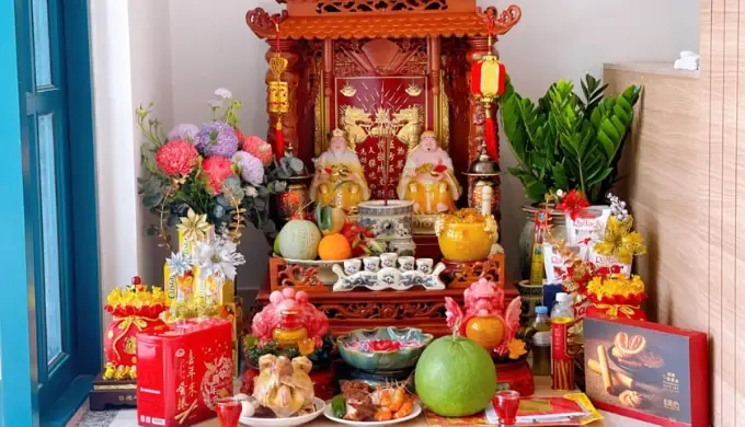 Cách Bài Trí Bàn Thờ Cúng Thần Tài