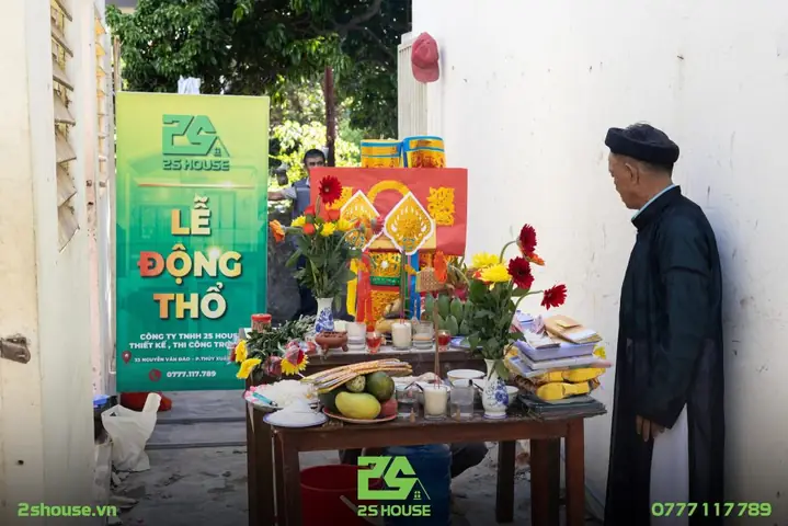 Cách Bày Trí Mâm Lễ Động Thổ Và Câu Khấn Cúng Đặt Đá Xây Nhà ...