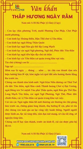 Bài Văn Khấn Cúng Rằm 14