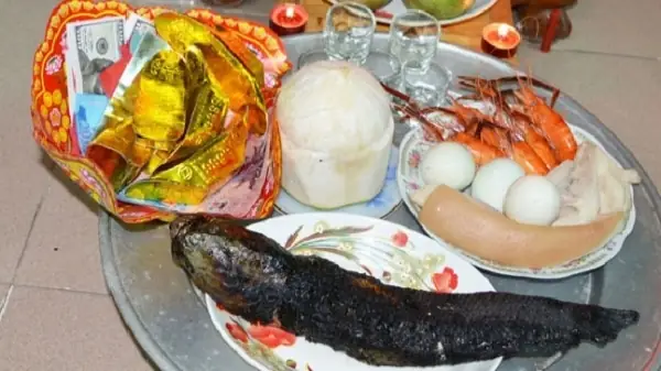 Mâm Cúng Và Văn Khấn Thần Tài Ngày Rằm Tháng Giêng