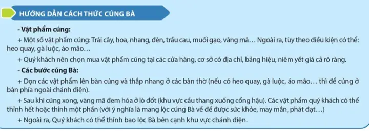 Hướng Dẫn Cách Thức Cúng Bà - Ban Quản Lý Khu Du Lịch Quốc Gia ...