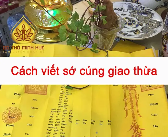 Hướng Dẫn Chi Tiết Cách Đọc Sớ Cúng Giao Thừa