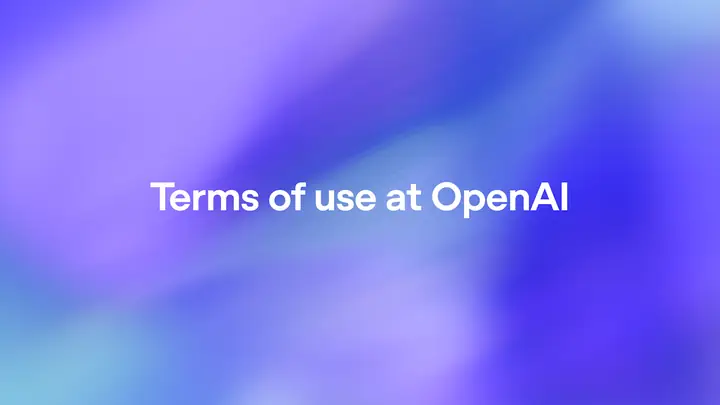 Điều Khoản Sử Dụng | Openai