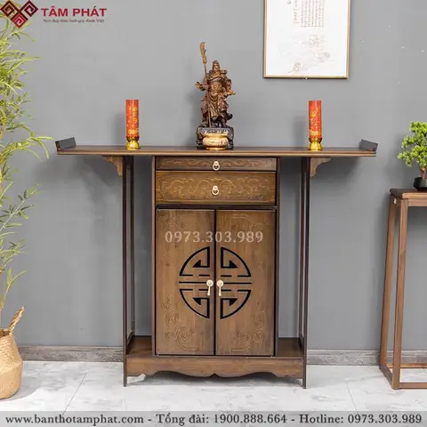 Tủ Kệ Thờ Quan Công Mẫu Bt-1288