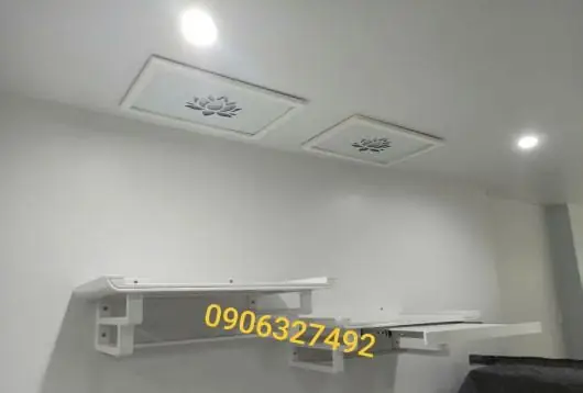 Bàn Thờ Treo Tường Màu Trắng Phù Hợp Cho Không Gian Nội Thất Hiện ...