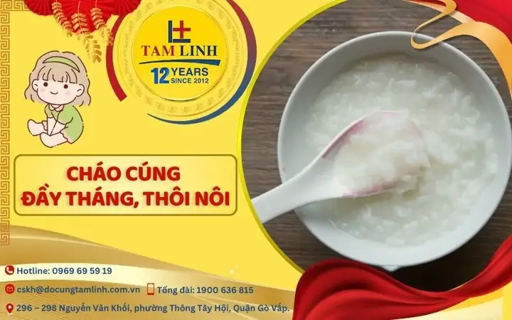 Cháo Cúng Đầy Tháng & Thôi Nôi: Ý Nghĩa, Cách Chuẩn Bị Chuẩn Xác