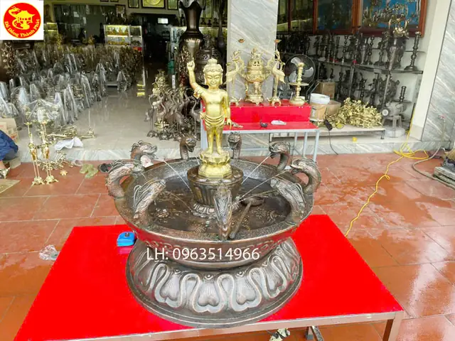 Cháº­u Hoa Táº¯m Pháº­t Báº±ng Äá»ng Hun Giáº£ Cá» Äáº¹p