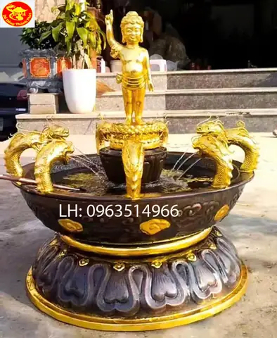 Cháº­u Táº¯m Pháº­t Báº±ng Äá»ng Äáº¹p Cho Nhã Chã U