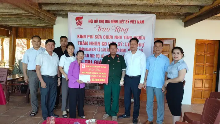 Hội Hỗ Trợ Gia Đình Liệt Sỹ Tỉnh Yên Bái Trao 60 Triệu Đồng Tiền Hỗ Trợ ...