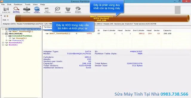 Phục Hồi Dữ Liệu Khi Ghost Nhầm - Sửa Máy Tính Tại Nhà - Hà ...