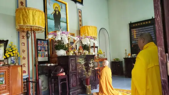 Khánh Hòa: Khóa Lễ Cầu An Đầu Năm Quý Mão Tại Chùa Đức Hòa