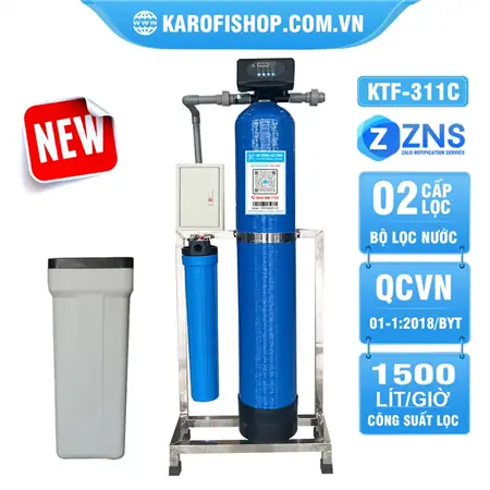 Bộ Lọc Tổng Đầu Nguồn Karofi Cho Gia Đình Giá Rẻ Chỉ Từ 450k