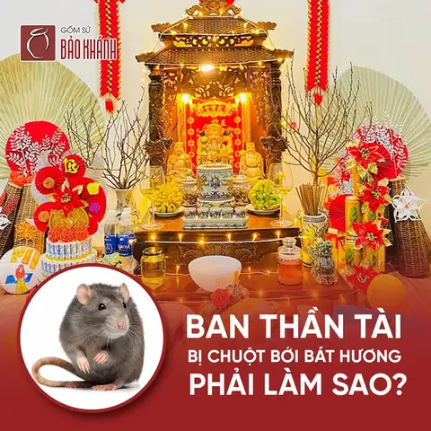 Ban Thờ Thần Tài Bị Chuột Bới Bát Hương Phải Làm Sao?