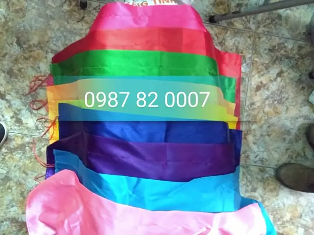 Cờ Chuối Nhiều Màu - Xưởng May Cờ