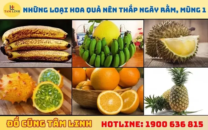 Những Loại Hoa Quả Nên Lựa Chọn Để Thắp Hương Ngày Rằm, Mùng 1