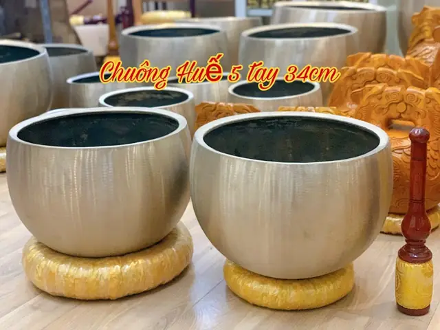 Chuông Cúng 5 Tay - Chuông Trống Phong Vân