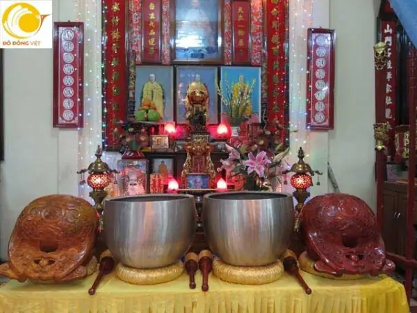 Chuông Đồng Và Mõ Gỗ Dùng Trong Thờ Cúng Tâm Linh