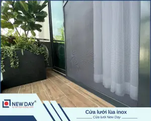 Cửa Lưới Chống Muỗi Lùa Inox New Day
