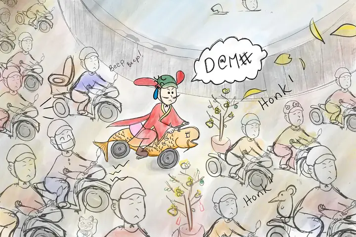 The Story Of Ông Táo, The Kitchen God Who Rides A Carp To Heaven ...