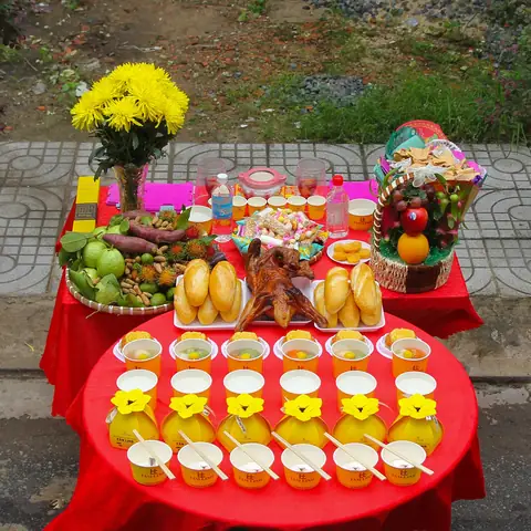 Mâm Cúng Cô Hồn 1999k (vịt Quay) Ch1k9vq