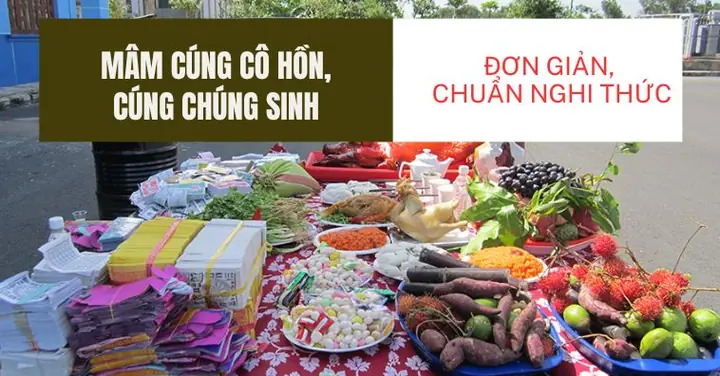 Mâm Cúng Cô Hồn, Cúng Chúng Sinh Rằm Tháng 7 Đơn Giản Giúp Tránh ...