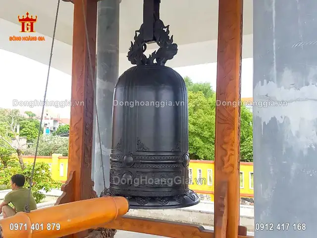 Đúc Chuông Chùa Đại Hồng Chung Bằng Đồng Hun Đen Giả Cổ