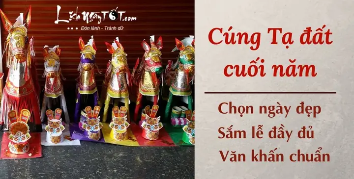 Cúng Tạ Đất Cuối Năm Giáp Thìn 2024 Ngày Nào Giờ Nào Đẹp Nhất?
