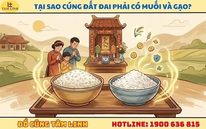 Cúng Đất Đai Có Muối Gạo Không? Ý Nghĩa Và Cách Xử Lý Chuẩn Phong Tục