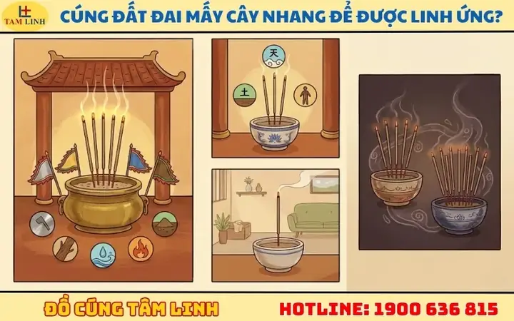 Cúng Đất Đai Mấy Cây Nhang? Ý Nghĩa Số Lương Hương Dâng Thần Thổ Địa