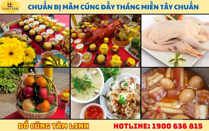 Chuẩn Bị Mâm Cúng Đầy Tháng Miền Tây Chuẩn