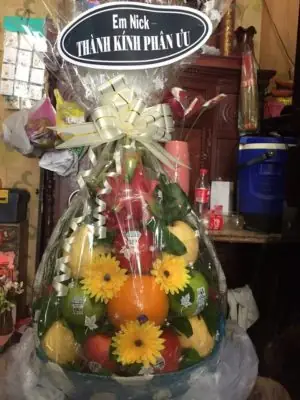 Mua Giỏ Trái Cây Cúng/ Đặt Giỏ Trái Cây Cúng Đám Tang