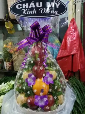 Mua Giỏ Trái Cây Cúng/ Đặt Giỏ Trái Cây Cúng Đám Tang
