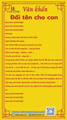 Cẩm Nang Chi Tiết Về Nghi Lễ Cúng Đổi Tên Cho Con: Ý Nghĩa, Bài Văn Khấn Và Các Bước Thực Hiện