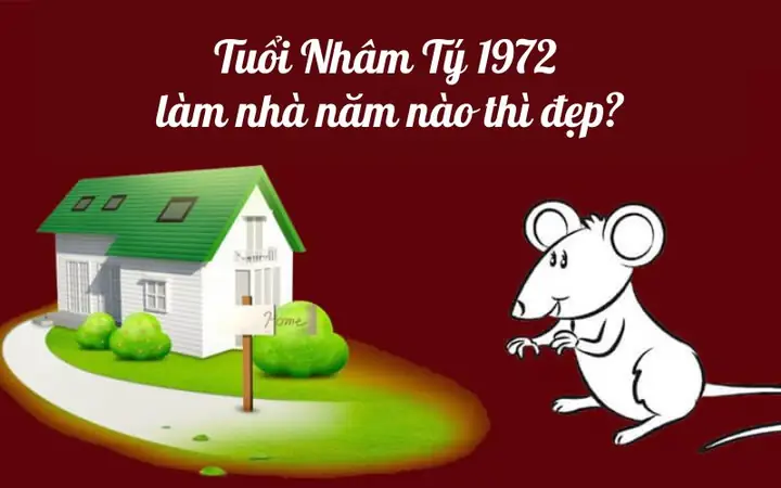 Tuổi Nhâm Tý 1972 Làm Nhà Năm Nào Thì Đẹp?