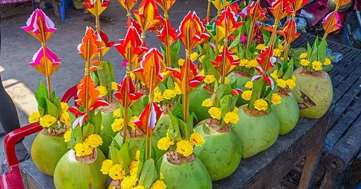 Độc Đáo Lễ Cúng Dừa Của Đồng Bào Khmer Sóc Trăng
