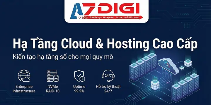 Azdigi - Hạ Tầng Cloud & Hosting Cao Cấp