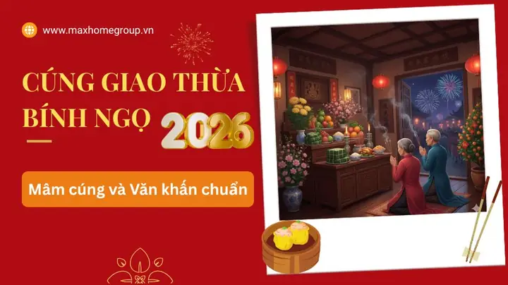 Cúng Giao Thừa Bính Ngọ 2026: Mâm Cúng Và Văn Khấn Chuẩn