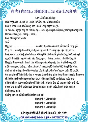 Cúng Giỗ Trước Hay Sau Ngày Mất, Cúng Giỗ Sao Cho Chuẩn Nhấ