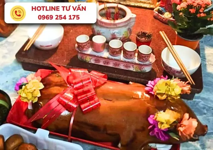 Cúng Heo Quay Ông Địa Mang Lại May Mắn Cho Gia Đình