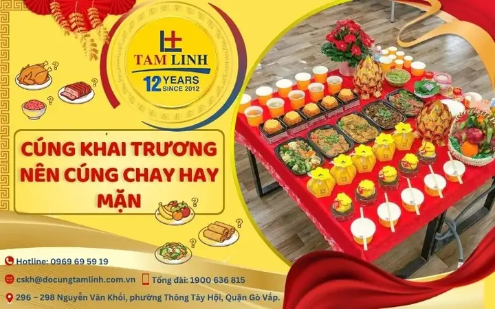 Cúng Khai Trương Nên Cúng Chay Hay Mặn? Ý Nghĩa Và Lựa Chọn Phù Hợp