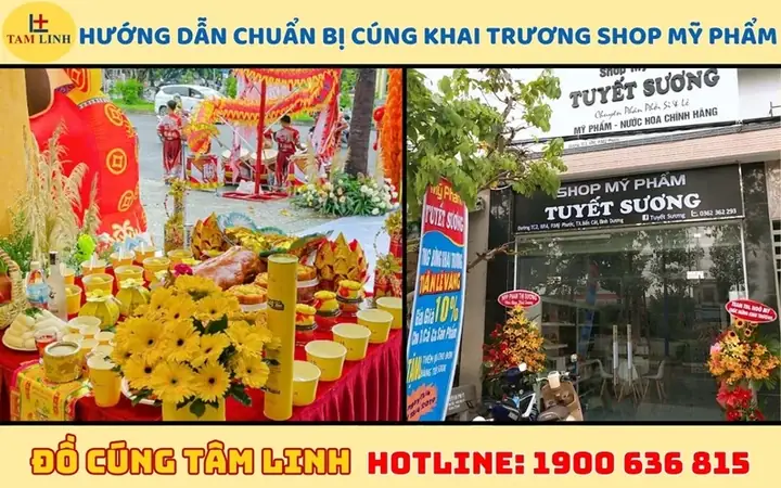 Hướng Dẫn Chuẩn Bị Cúng Khai Trương Shop Mỹ Phẩm Đầy Đủ