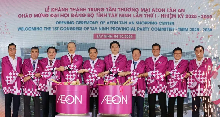 Khánh Thành Trung Tâm Thương Mại Aeon Tân An